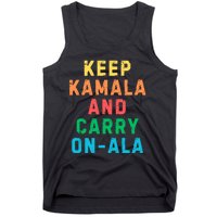 Keep Kamala And Carry Onala Kamala Vote Blue Election 2024 Tank Top