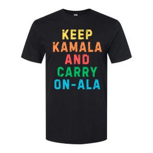 Keep Kamala And Carry Onala Kamala Vote Blue Election 2024 Softstyle CVC T-Shirt