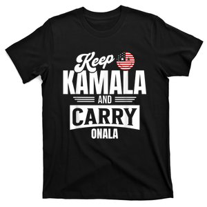 Keep Kamala And Carry Onala Kamala Vote Blue Election 2024 T-Shirt