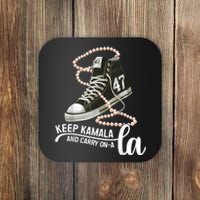 Keep Kamala And Carry Onala Kamala Harris President 2024 Coaster