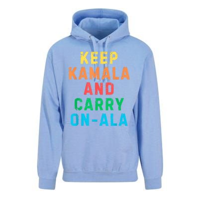 Keep Kamala And Carry Onala Kamala Vote Blue Election 2024 Unisex Surf Hoodie