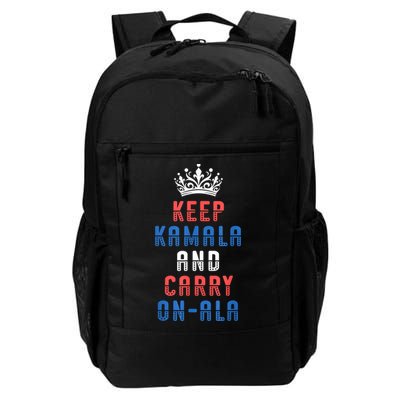 Keep Kamala And Carry Onala Vote Blue Harris Election 2024 Daily Commute Backpack