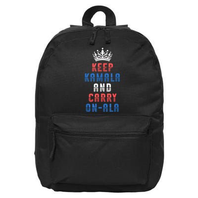 Keep Kamala And Carry Onala Vote Blue Harris Election 2024 16 in Basic Backpack