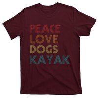 Kayaker Kayaking Apparel Kayak And Dog Lovers Vintage Retro T-Shirt