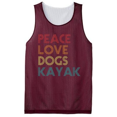 Kayaker Kayaking Apparel Kayak And Dog Lovers Vintage Retro Mesh Reversible Basketball Jersey Tank