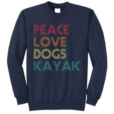 Kayaker Kayaking Apparel Kayak And Dog Lovers Vintage Retro Sweatshirt