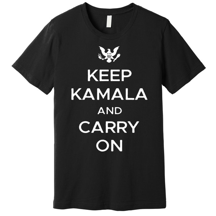 Keep Kamala And Carry On Premium T-Shirt