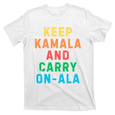 Keep Kamala And Carry Onala Kamala Vote Blue Election 2024 Long Sleeve T-Shirt