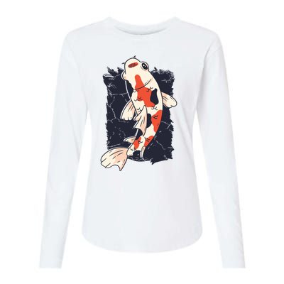 King Koi Abstract Graphic Design Womens Cotton Relaxed Long Sleeve T-Shirt