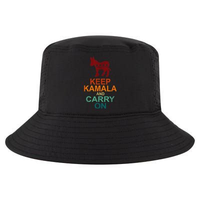 Keep Kamala And Carry On Vintage Design Cool Comfort Performance Bucket Hat