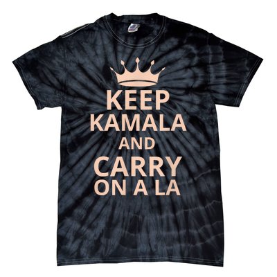 Keep Kamala And Carry On A La Tie-Dye T-Shirt