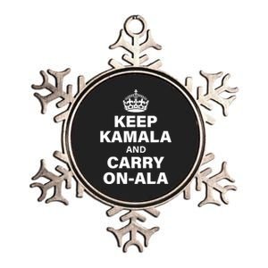 Keep Kamala And Carry Onala Metallic Star Ornament