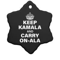 Keep Kamala And Carry Onala Ceramic Star Ornament