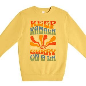 Keep Kamala And Carry On A La Premium Crewneck Sweatshirt