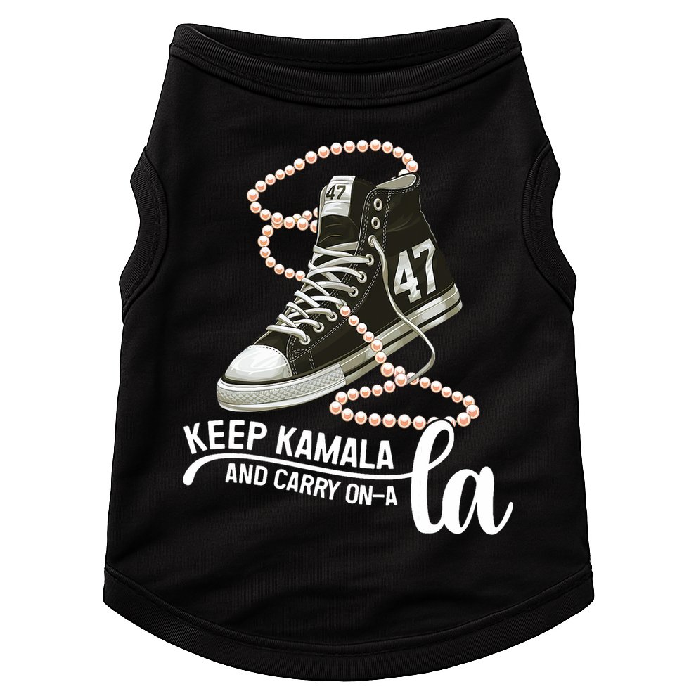 Keep Kamala And Carry Onala Kamala Harris President 2024 Doggie Tank