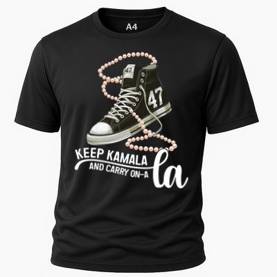 Keep Kamala And Carry Onala Kamala Harris President 2024 Cooling Performance Crew T-Shirt