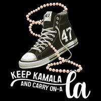 Keep Kamala And Carry Onala Kamala Harris President 2024 Drawstring Bag
