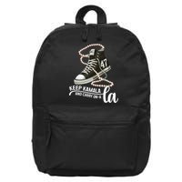 Keep Kamala And Carry Onala Kamala Harris President 2024 16 in Basic Backpack