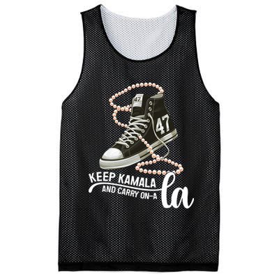 Keep Kamala And Carry Onala Kamala Harris President 2024 Mesh Reversible Basketball Jersey Tank