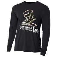 Keep Kamala And Carry Onala Kamala Harris President 2024 Cooling Performance Long Sleeve Crew