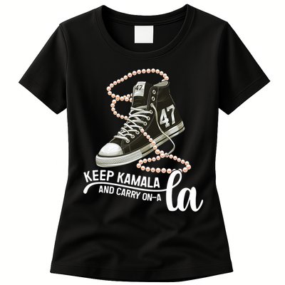 Keep Kamala And Carry Onala Kamala Harris President 2024 Womens T-Shirt