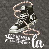 Keep Kamala And Carry Onala Kamala Harris President 2024 Cotton Canvas Backpack