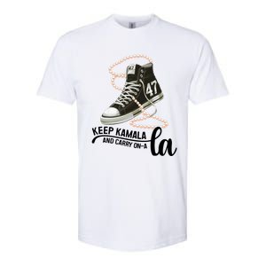 Keep Kamala And Carry Onala Kamala Harris President 2024 Softstyle CVC T-Shirt