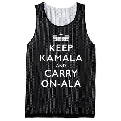 Keep Kamala And Carry On Ala Funny Parody Political Poster Mesh Reversible Basketball Jersey Tank