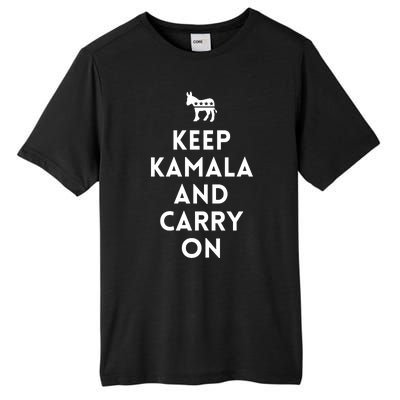 Keep Kamala And Carry On Tall Fusion ChromaSoft Performance T-Shirt