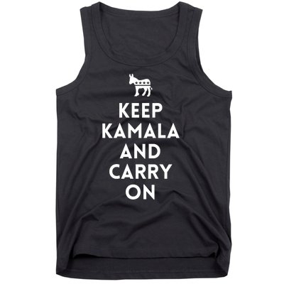 Keep Kamala And Carry On Tank Top