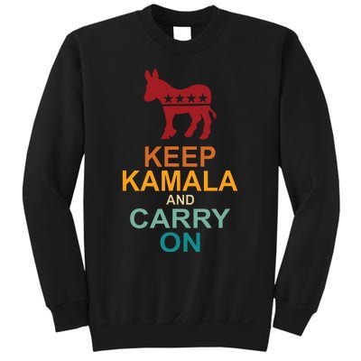 Keep Kamala And Carry On Vintage Design Sweatshirt