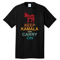 Keep Kamala And Carry On Vintage Design Tall T-Shirt