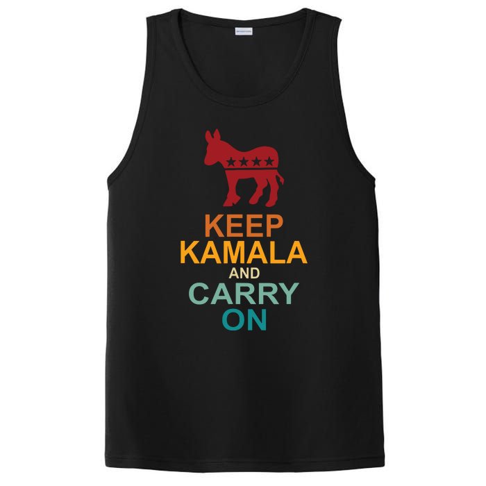 Keep Kamala And Carry On Vintage Design PosiCharge Competitor Tank