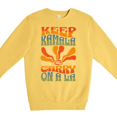 Keep Kamala And Carry On A La Premium Crewneck Sweatshirt