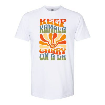 Keep Kamala And Carry On A La Softstyle CVC T-Shirt