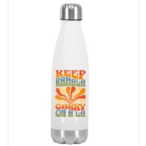 Keep Kamala And Carry On A La Stainless Steel Insulated Water Bottle