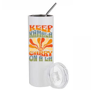 Keep Kamala And Carry On A La Stainless Steel Tumbler