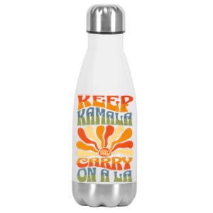 Keep Kamala And Carry On A La Stainless Steel Insulated Water Bottle