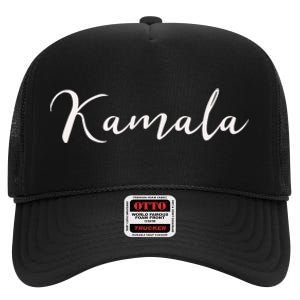 Kamala High Crown Mesh Back Trucker Hat