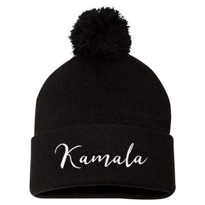 Kamala Pom Pom 12in Knit Beanie