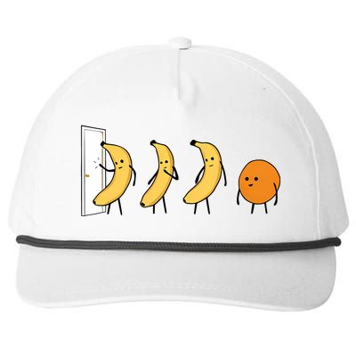 Knock Knock Banana Snapback Five-Panel Rope Hat