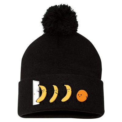 Knock Knock Banana Pom Pom 12in Knit Beanie