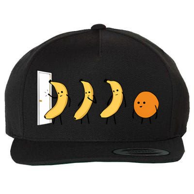 Knock Knock Banana Wool Snapback Cap