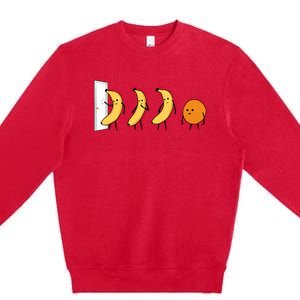 Knock Knock Banana Premium Crewneck Sweatshirt