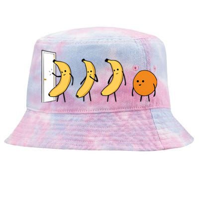 Knock Knock Banana Tie-Dyed Bucket Hat