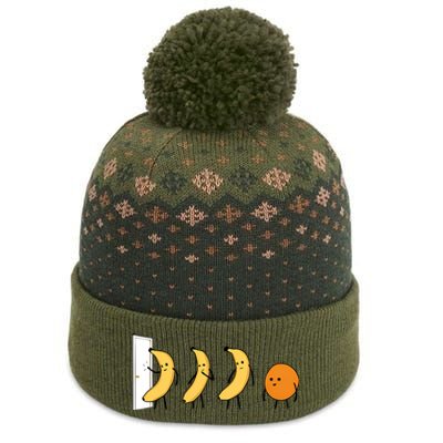 Knock Knock Banana The Baniff Cuffed Pom Beanie