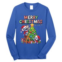 Koalalala Koala Bear Decorating Christmas Tree Santa Hat Gift Long Sleeve Shirt