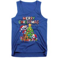 Koalalala Koala Bear Decorating Christmas Tree Santa Hat Gift Tank Top