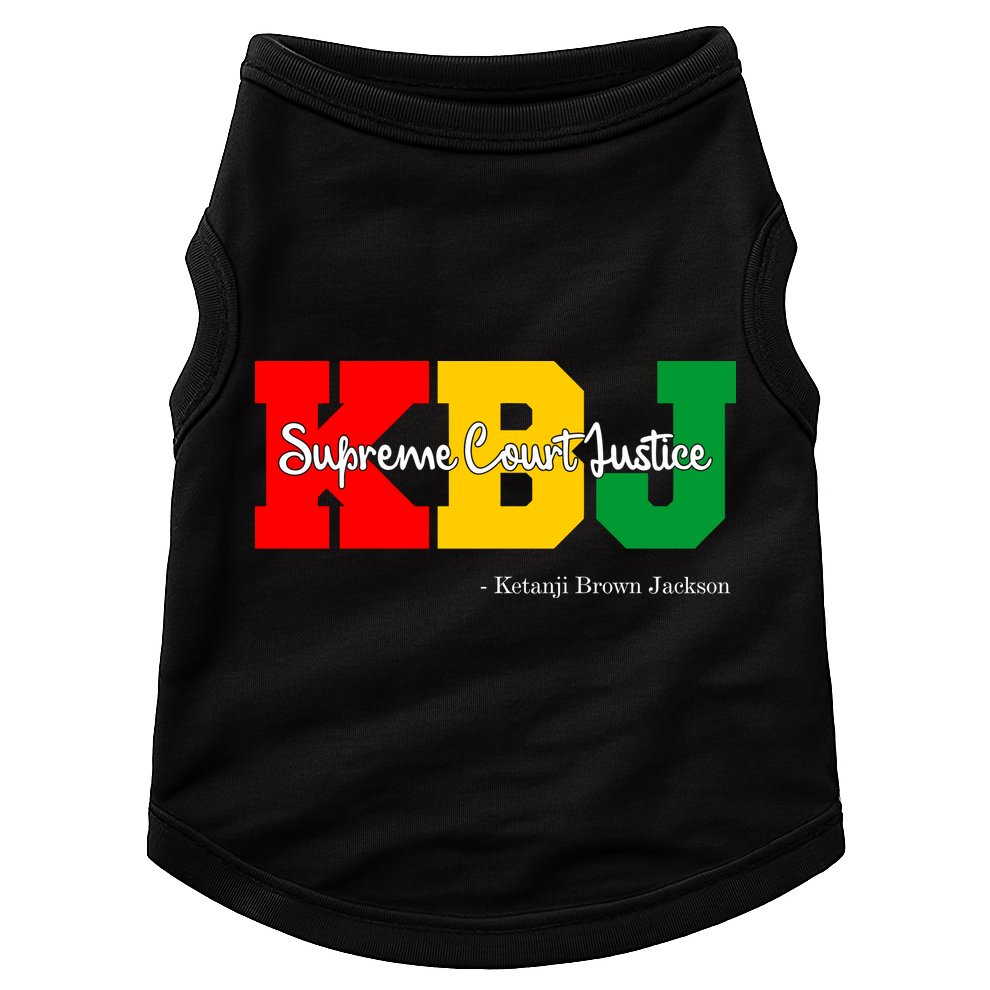KBJ Ketanji Brown Jackson Supreme Court Justice Judge Doggie Tank