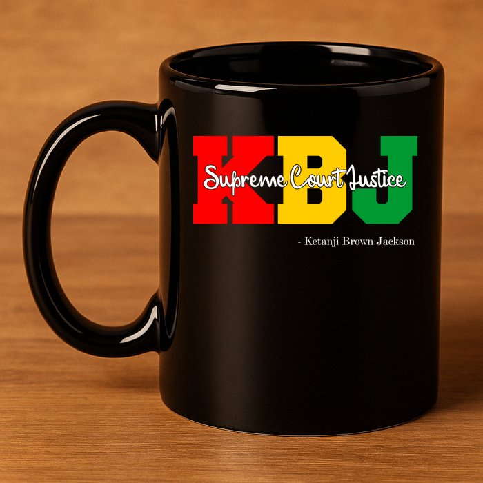 KBJ Ketanji Brown Jackson Supreme Court Justice Judge 11oz C Handle Ceramic Mug